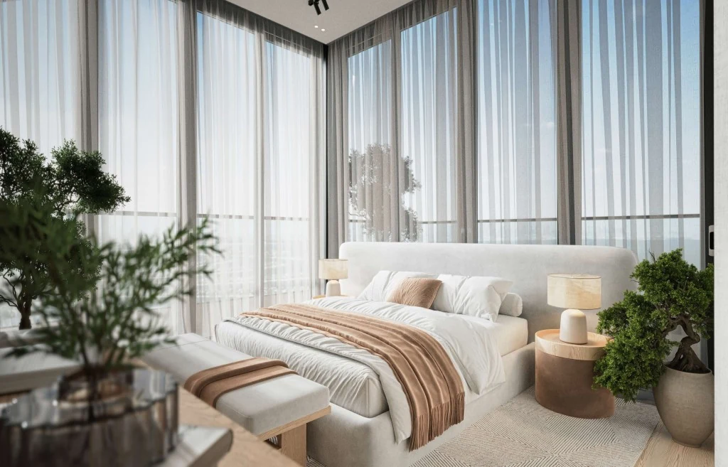 Azure residence bedroom